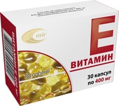 MIC Vitamin E, 400 mg, 30 caps.