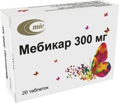 MIC Mebicar, 300 mg, 20 tablets