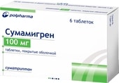 Polpharma Sumamigraine, 100 mg, 6 tablets