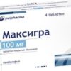 Polpharma Maxigra, 100 mg, 4 tablets