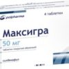 Polpharma Maxigra, 50 mg, 4 tablets