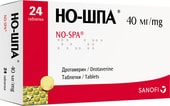 Sanofi No-Shpa, 40 mg, 24 tablets