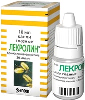 Santen Lecrolin Drops, 4%, 5 ml.