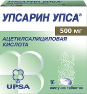 UPSA Uppsarin Upsa, 500 mg, 16 spike. tab.