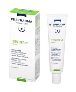 ISISPHARMA TEEN DERM Alpha pure (Tin Derm Alpha Pur) gel-cream inten. sample care. skin with a high degree of extrusion, 30 ml