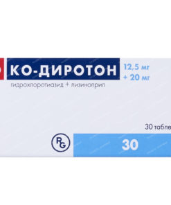 Co-Diroton tablets 20mg/12.5mg №10x3