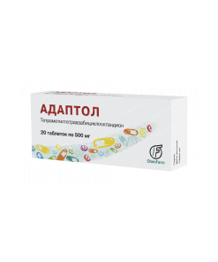 Adaptol tablets 500mg №10x2