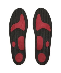 Red Orthotic Arch Support Insoles (Size 37) - ORTO-OPTIMUM