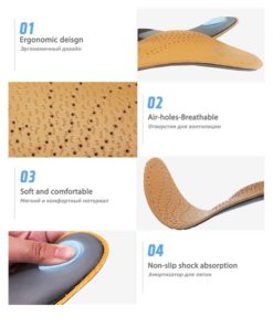 Orthotic Insoles (Size 39-40): Arch Support & Comfort