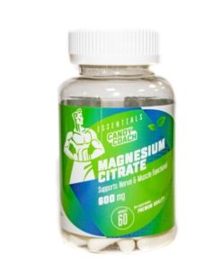 Magnesium Citrate 600mg (60 Capsules): Superior Absorption & Bioavailability