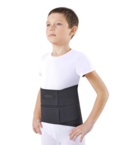 Kids' Reinforced Lumbar-Sacral Support Belt with Rigid Stays - Orto KPK 100det, Size XS