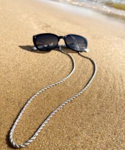 Silver Chain Eyeglass Holder: Elegant & Secure