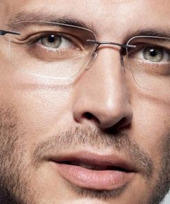 Titanium Rimless Eyeglass Frames: Men's & Women's