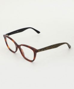 Jimmy Choo JC188 Women's Eyeglass Frames - Dark Brown