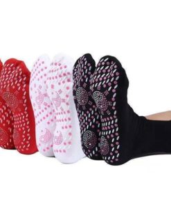 Self-Heating Tourmaline Massage Socks (Sizes 36-39)