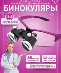 3.5x Binocular Loupes for Dentists & Jewelers