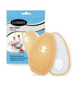 CORBBY Leather Half Insoles with Drop Pelot - Size 35/36