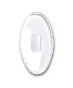 OptiTech Hypoallergenic Nose Pads: Durable Polycarbonate, 12.5mm, 4-Pack