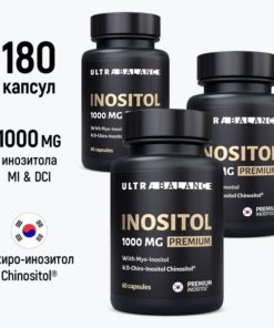 Inositol 1000mg Capsules: UltraBalance Supplement for Women's & Men's Health