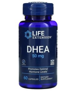 DHEA 50mg, 60 Capsules: Life Extension Supplement