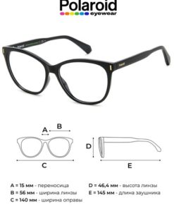 Polaroid PLD D463 807 Eyeglass Frames