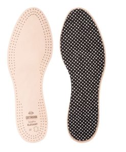 SolaPro Elegant Orthotic Inserts for Combined Flat Feet (Beige, Size 45)