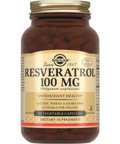 Solgar Resveratrol 100mg Capsules (60 Count)