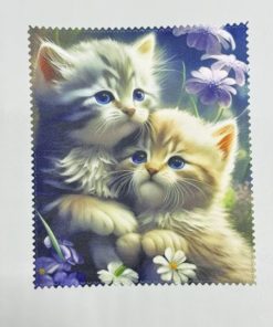 Microfiber Cat Eyeglass Cleaning Cloth