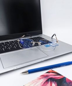 Rimless Computer Glasses: Stylish & Protective