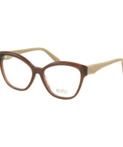 Megapolis 13 Brown Eyeglass Frames with Case