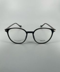 Dacchi D34140: Clear Round Plastic Eyeglass Frames (Men's & Women's)