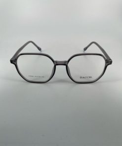 Dacchi D37939: Clear Round Plastic Eyeglass Frames (Men's & Women's)