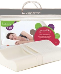 LUMF-501 Luomma Memory Foam Pillow, 35x56cm, 10/12cm Rollers