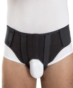 Orto BG-111 Inguinal Hernia Support Belt with Pelots (Large, Black)