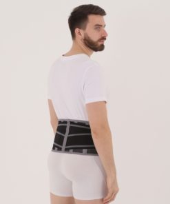 Lumbar-Sacral Orthopedic Corset "Krait" #6: Black/Gray