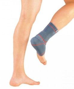 DAN-101 Orlett Dynamic Ankle Support with Achilles Tendon Support (Large, Gray)