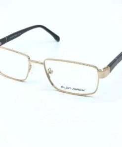 Elon Mack Men's Gold Fashion Eyeglass Frames