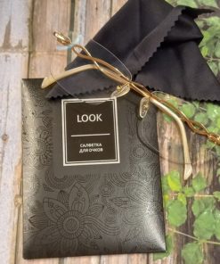 Black Look Cleaning Cloth for Glasses
