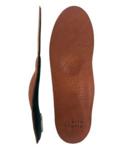 Alef Leather Orthotic Insoles, Size 37-38