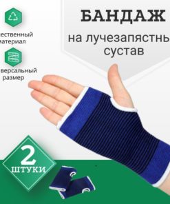 Wrist Brace with Thumb Support (2-Pack) - Blue
