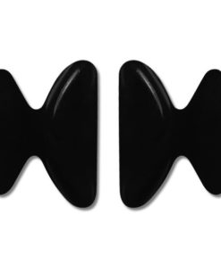 OptiTech Black Eyeglass Frame Pads (2.8x19mm) - Thickened, Gift Set