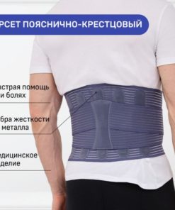 INTERLIN Back Support Brace: Lumbar Sacral Orthopedic Belt