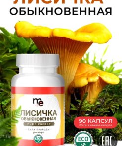 Chanterelle Mushroom Capsules: Energy Boost