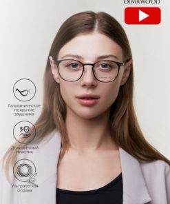 Oliver Wood Round Eyeglass Frames