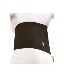 Lumbar Support Belt with 4 Rigid Stays - Orlett IBS-2004 (Black, Large)