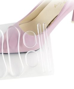 6-Pair Silicone Shoe Inserts & Strips - Anti-Blister Protection