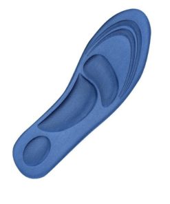 Blue Orthotic Insoles: Anatomical Arch Support
