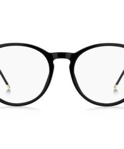 Hugo Boss BOSS 1458 807 Black Acetate Panto Sunglasses