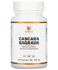 Cascara Sagrada 200mg Capsules (60 Count) - European Gold Standard