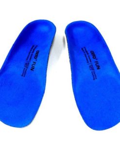 Kids' Orthotic Insoles with Raised Edges (ORTO) - Blue, Size 25/26